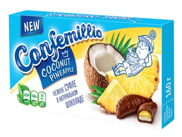 confemillio кокос ананас